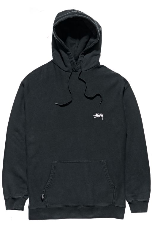 Stussy Mens Stock Hoodie Black - BORUE0436